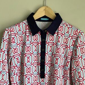 J. McLaughlin Court Long Sleeve Polo